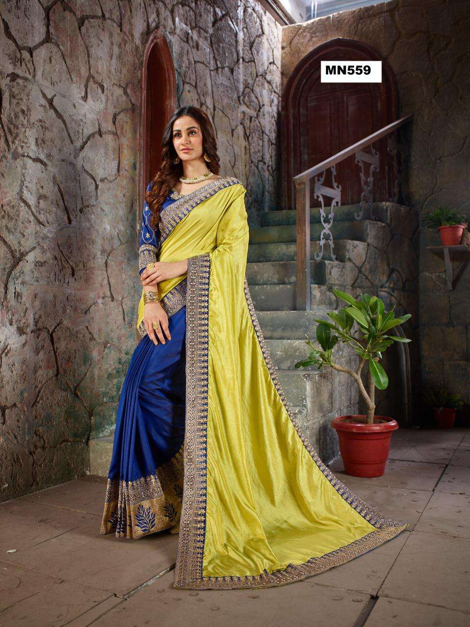 MANOHARI HIT DESIGN 559 BY MANOHARI INDIAN TRADITIONAL WEAR COLLECTION BEAUTIFUL STYLISH FANCY COLORFUL PARTY WEAR & OCCASIONAL WEAR ART SILK SAREES AT WHOLESALE PRICE