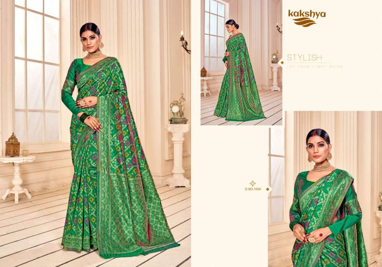 MADHURI BY KAKSHYA 1001 TO 1006 SERIES INDIAN TRADITIONAL WEAR COLLECTION BEAUTIFUL STYLISH FANCY COLORFUL PARTY WEAR & OCCASIONAL WEAR SOFT COTTON SAREES AT WHOLESALE PRICE
