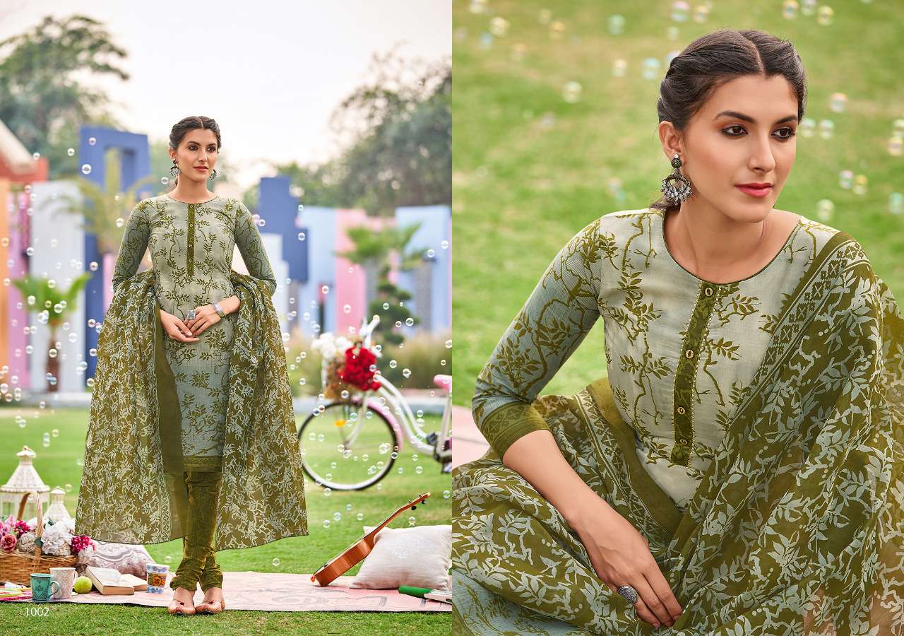NAVYA BY SWEETY FASHION 1001 TO 1012 SERIES BEAUTIFUL SUITS COLORFUL STYLISH FANCY CASUAL WEAR & ETHNIC WEAR SOFT COTTON PRINT DRESSES AT WHOLESALE PRICE