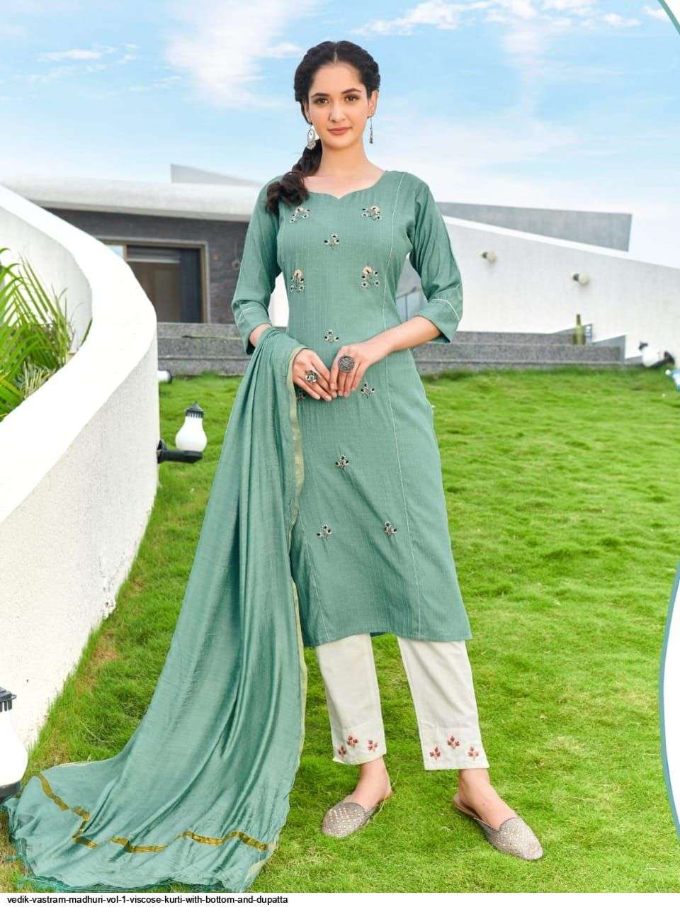 MADHURI VOL-1 BY VEDIK VASTRAM 201 TO 206 SERIES BEAUTIFUL SUITS COLORFUL STYLISH FANCY CASUAL WEAR & ETHNIC WEAR PURE VISCOSE COTTON WITH WORK DRESSES AT WHOLESALE PRICE