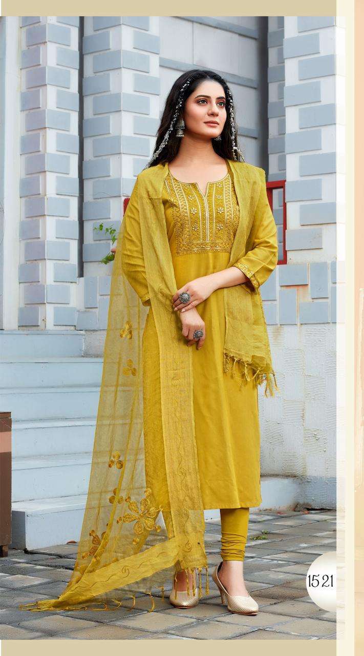 RIM-JHIM BY RT 1517 TO 1522 SERIES DESIGNER STYLISH FANCY COLORFUL BEAUTIFUL PARTY WEAR & ETHNIC WEAR COLLECTION RAYON EMBROIDERY KURTIS WITH DUPATTA AT WHOLESALE PRICE
