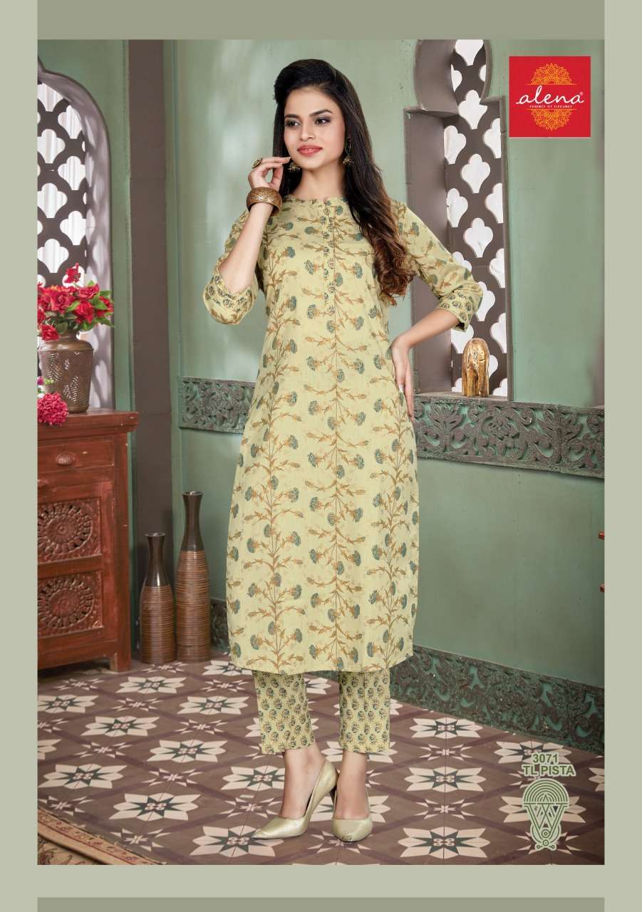 GULBAHAR BY ALENA 3067 TO 3072 SERIES DESIGNER STYLISH FANCY COLORFUL BEAUTIFUL PARTY WEAR & ETHNIC WEAR COLLECTION PURE COTTON FLEX PRINT KURTIS WITH BOTTOM AT WHOLESALE PRICE