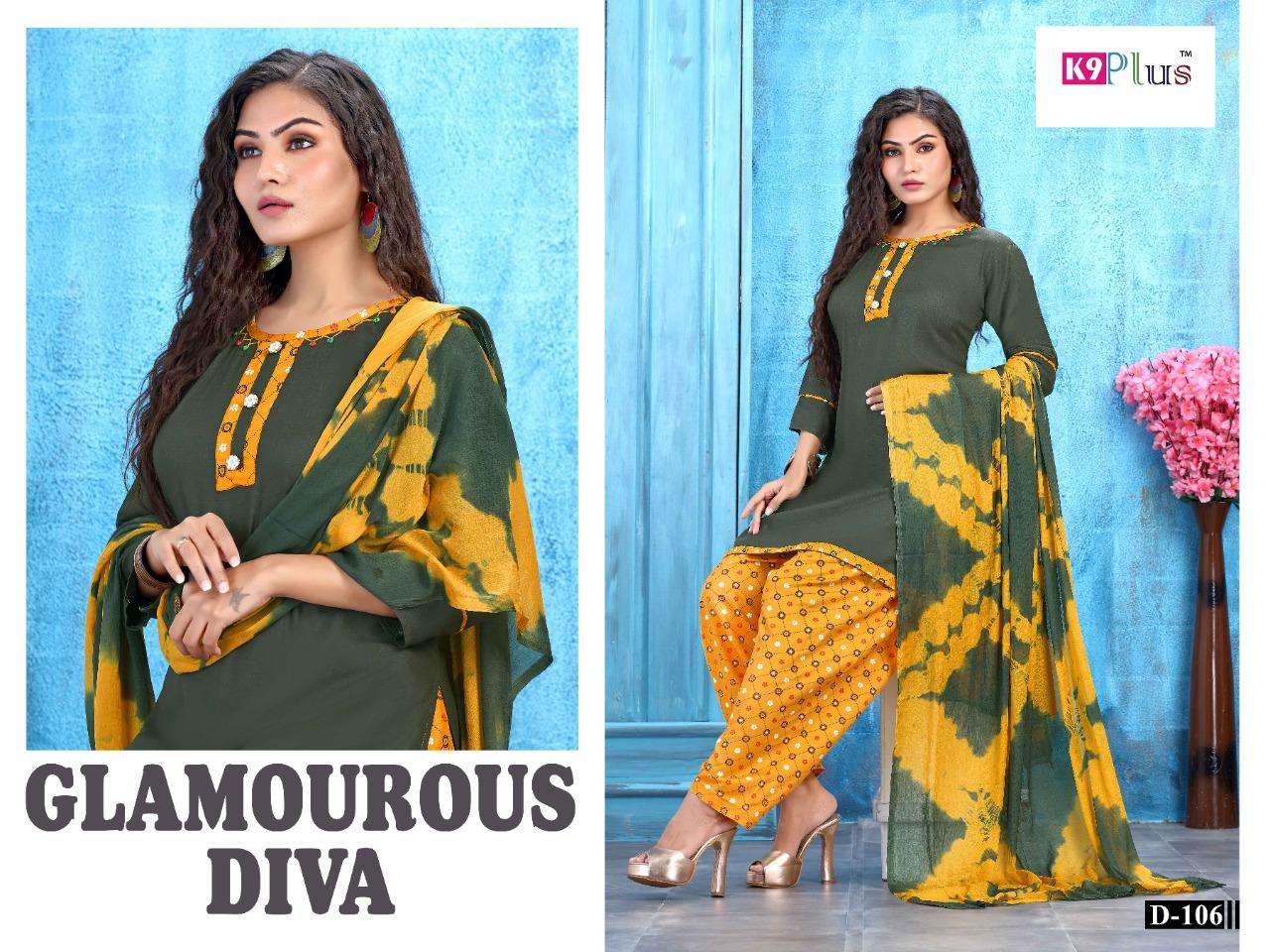 PRATIGAYA VOL-10 BY K9 PLUS 101 TO 108 SERIES BEAUTIFUL STYLISH PATIYALA SUITS FANCY COLORFUL CASUAL WEAR & ETHNIC WEAR & READY TO WEAR RAYON PLAIN SILAI WORK DRESSES AT WHOLESALE PRICE