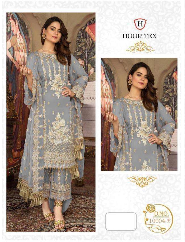 NAFIZA COLOUR GOLD VOL-4 NX BY HOOR TEX DESIGNER PAKISTANI SUITS COLLECTION BEAUTIFUL STYLISH COLORFUL FANCY PARTY WEAR & OCCASIONAL WEAR HEAVY GEORGETTE WITH EMBROIDERY DRESSES AT WHOLESALE PRICE