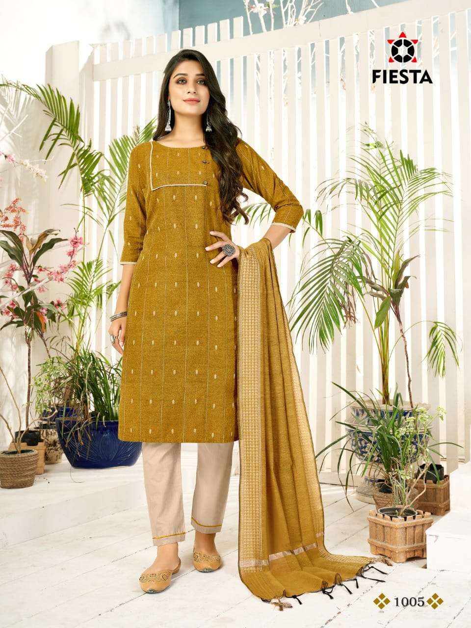 NAVELI BY FIESTA 1001 TO 1007 SERIES BEAUTIFUL SUITS COLORFUL STYLISH FANCY CASUAL WEAR & ETHNIC WEAR VISCOSE COTTON JACQAURD DRESSES AT WHOLESALE PRICE