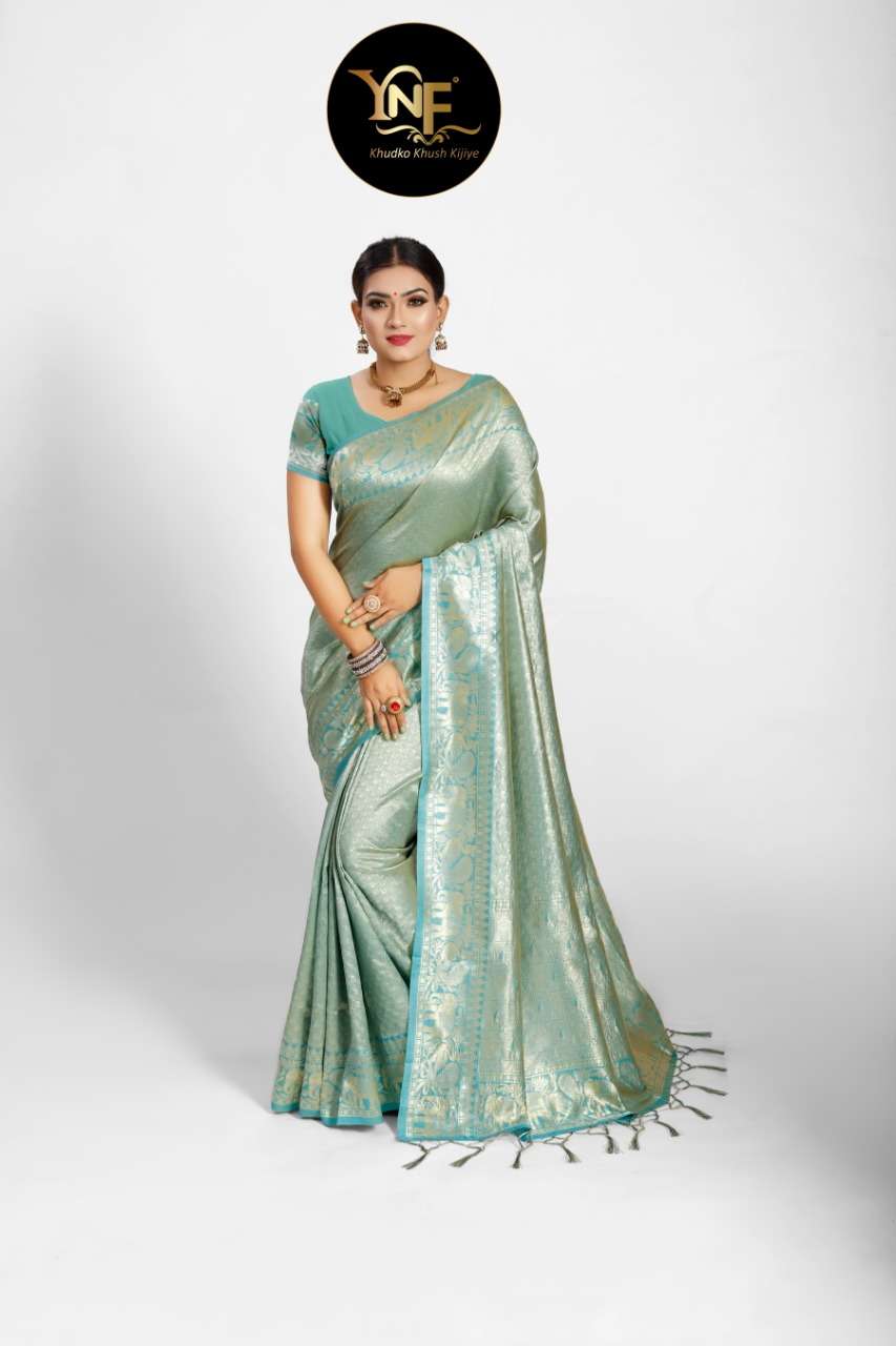 AMAZON SILK BY YADU NANDAN FASHION 01 TO 06 SERIES DESIGNER WEDDING COLLECTION BEAUTIFUL STYLISH FANCY COLORFUL PARTY WEAR & OCCASIONAL WEAR KANJIVARAM SILK DRESSES AT WHOLESALE PRICE