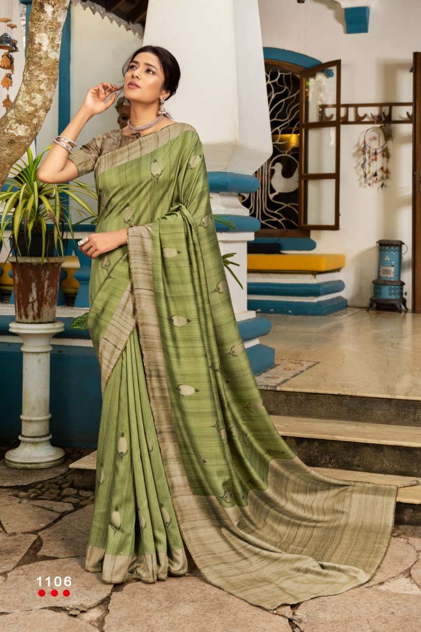 NYARA BY ANGARIKA INDIAN TRADITIONAL WEAR COLLECTION BEAUTIFUL STYLISH FANCY COLORFUL PARTY WEAR & OCCASIONAL WEAR SOFT SILK SAREES AT WHOLESALE PRICE