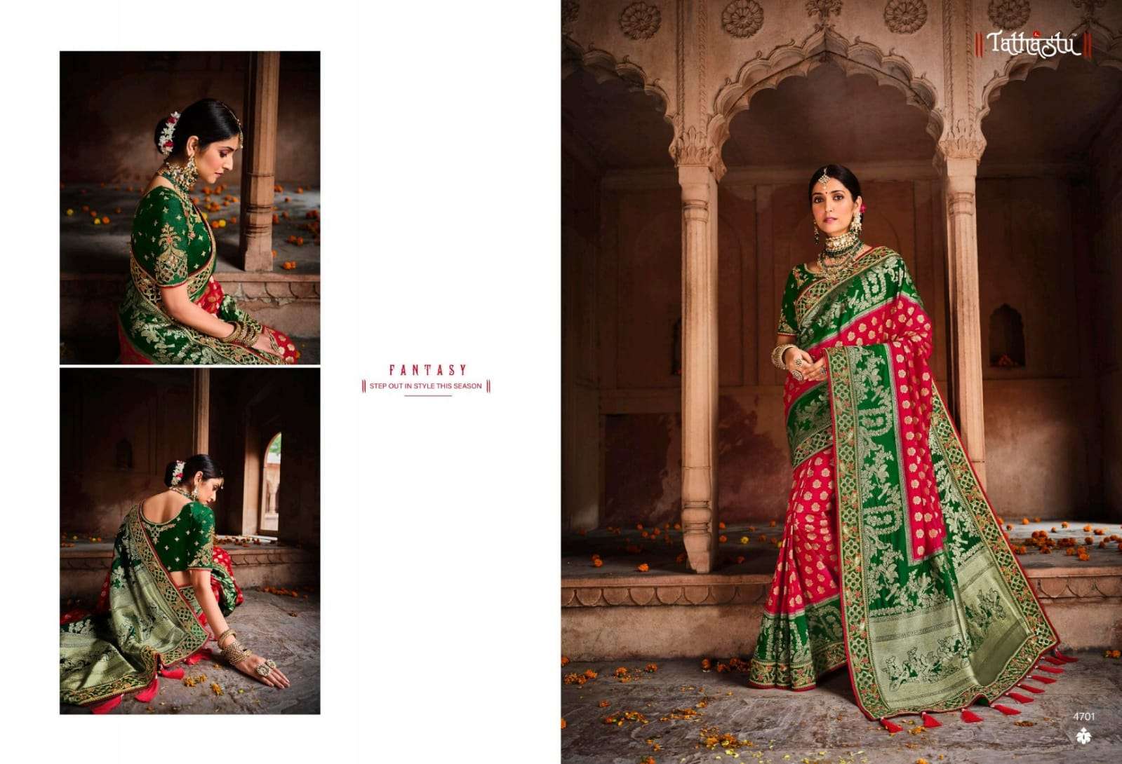 TATHASTU 4700 SERIES BY TATHASTU 4701 TO 4712 SERIES DESIGNER BEAUTIFUL NAVRATRI COLLECTION OCCASIONAL WEAR & PARTY WEAR SILK LEHENGAS AT WHOLESALE PRICE