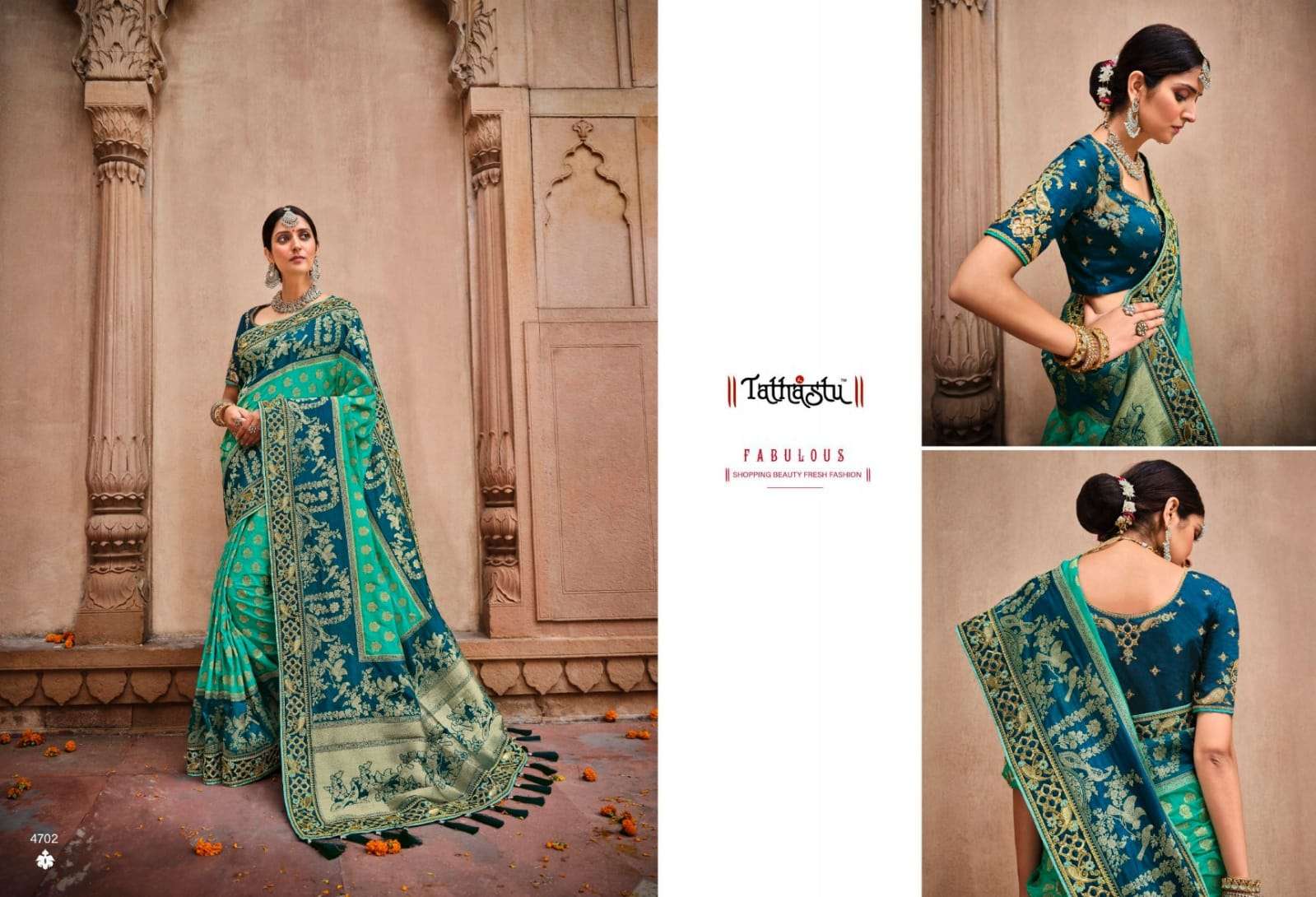 TATHASTU 4700 SERIES BY TATHASTU 4701 TO 4712 SERIES DESIGNER BEAUTIFUL NAVRATRI COLLECTION OCCASIONAL WEAR & PARTY WEAR SILK LEHENGAS AT WHOLESALE PRICE
