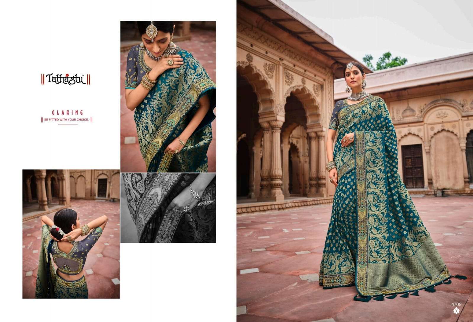 TATHASTU 4700 SERIES BY TATHASTU 4701 TO 4712 SERIES DESIGNER BEAUTIFUL NAVRATRI COLLECTION OCCASIONAL WEAR & PARTY WEAR SILK LEHENGAS AT WHOLESALE PRICE