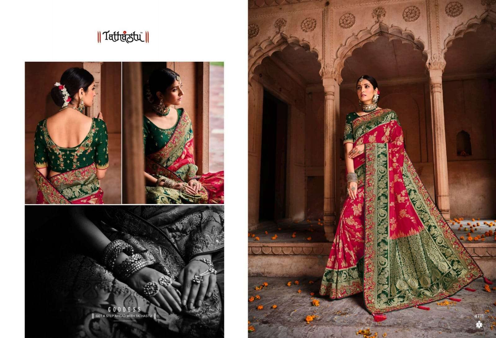 TATHASTU 4700 SERIES BY TATHASTU 4701 TO 4712 SERIES DESIGNER BEAUTIFUL NAVRATRI COLLECTION OCCASIONAL WEAR & PARTY WEAR SILK LEHENGAS AT WHOLESALE PRICE