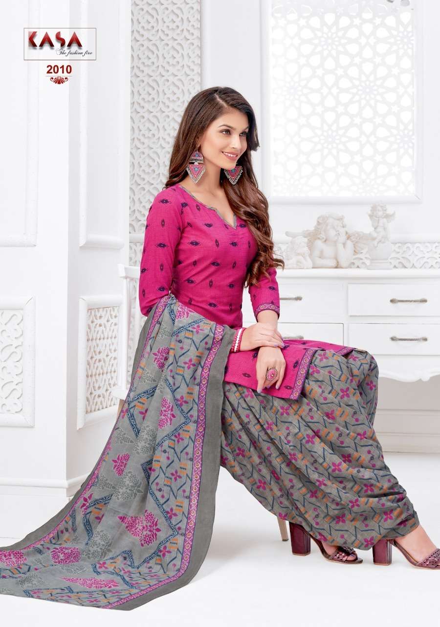 SAIRA VOL-2 BY KASA 2001 TO 2010 SERIES BEAUTIFUL SUITS COLORFUL STYLISH FANCY CASUAL WEAR & ETHNIC WEAR BUTTER COTTON PRINT DRESSES AT WHOLESALE PRICE