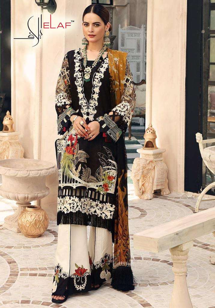 MEHER BY ELAAF DESIGNER PAKISTANI SUITS BEAUTIFUL STYLISH FANCY COLORFUL PARTY WEAR & OCCASIONAL WEAR CAMBRIC COTTON PRINT EMBROIDERY DRESSES AT WHOLESALE PRICE