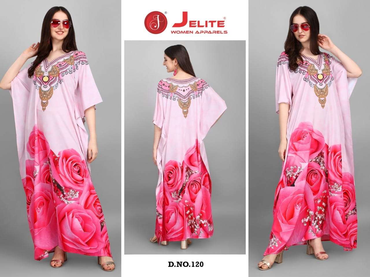 AFREEN VOL-3 BY JELITE 117 TO 124 SERIES DESIGNER WEAR COLLECTION BEAUTIFUL STYLISH FANCY COLORFUL PARTY WEAR & OCCASIONAL WEAR POLYSTER CREPE GOWNS AT WHOLESALE PRICE