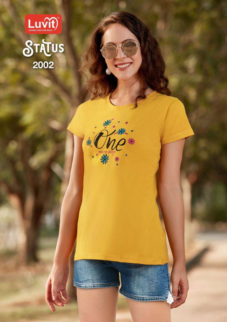 STATUS VOL-2 BY LUVIT 2001 TO 2010 SERIES DESIGNER STYLISH FANCY COLORFUL BEAUTIFUL PARTY WEAR & ETHNIC WEAR COLLECTION PURE SINKER TOPS AT WHOLESALE PRICE