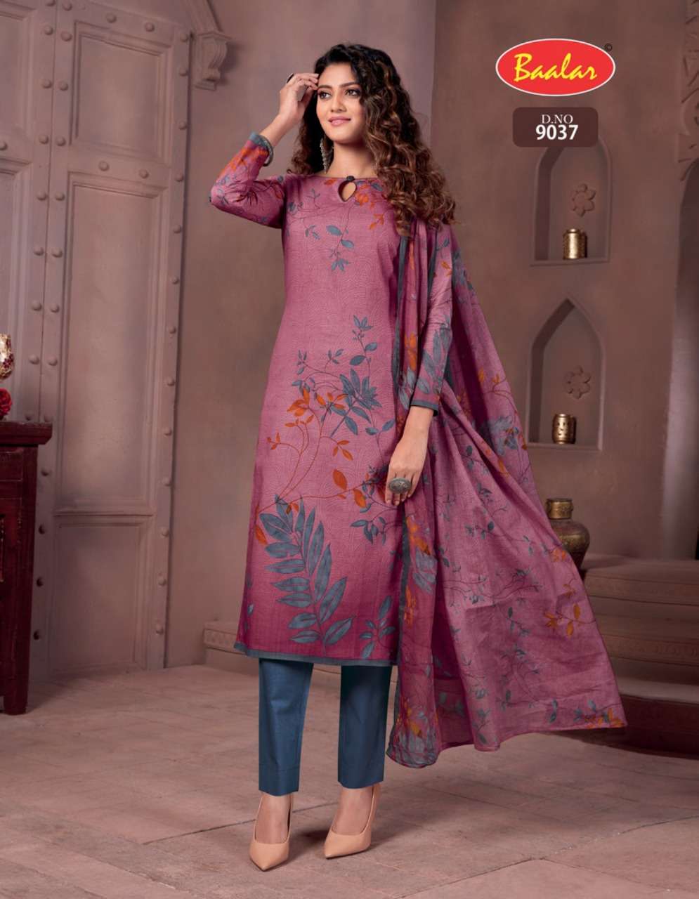 ZAARA VOL-9 BY BAALAR BEAUTIFUL STYLISH SUITS FANCY COLORFUL CASUAL WEAR & ETHNIC WEAR & READY TO WEAR PURE COTTON PRINTED DRESSES AT WHOLESALE PRICE