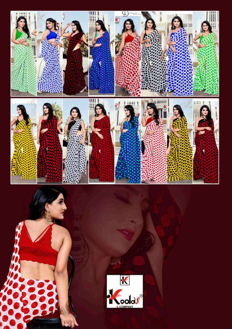 TOL MOL BY KODAS 1001 TO 1016 SERIES INDIAN TRADITIONAL WEAR COLLECTION BEAUTIFUL STYLISH FANCY COLORFUL PARTY WEAR & OCCASIONAL WEAR HEAVY DANI PRINT SAREES AT WHOLESALE PRICE