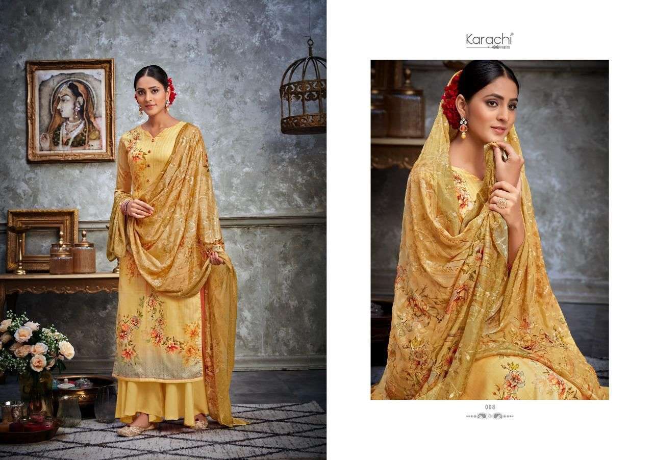 SHANAYA BY KARACHI PRINTS 001 TO 008 SERIES BEAUTIFUL SUITS COLORFUL STYLISH FANCY CASUAL WEAR & ETHNIC WEAR FANCY DRESSES AT WHOLESALE PRICE