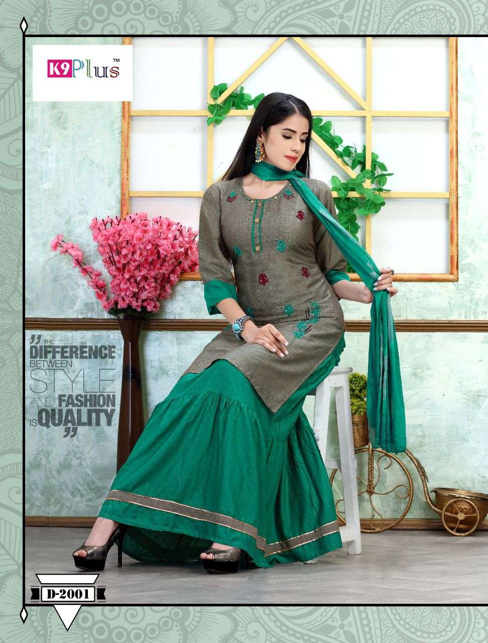 LILLY BY K9 PLUS 2001 TO 2008 SERIES BEAUTIFUL SUITS COLORFUL STYLISH FANCY CASUAL WEAR & ETHNIC WEAR HEAVY RAYON EMBROIDERED DRESSES AT WHOLESALE PRICE