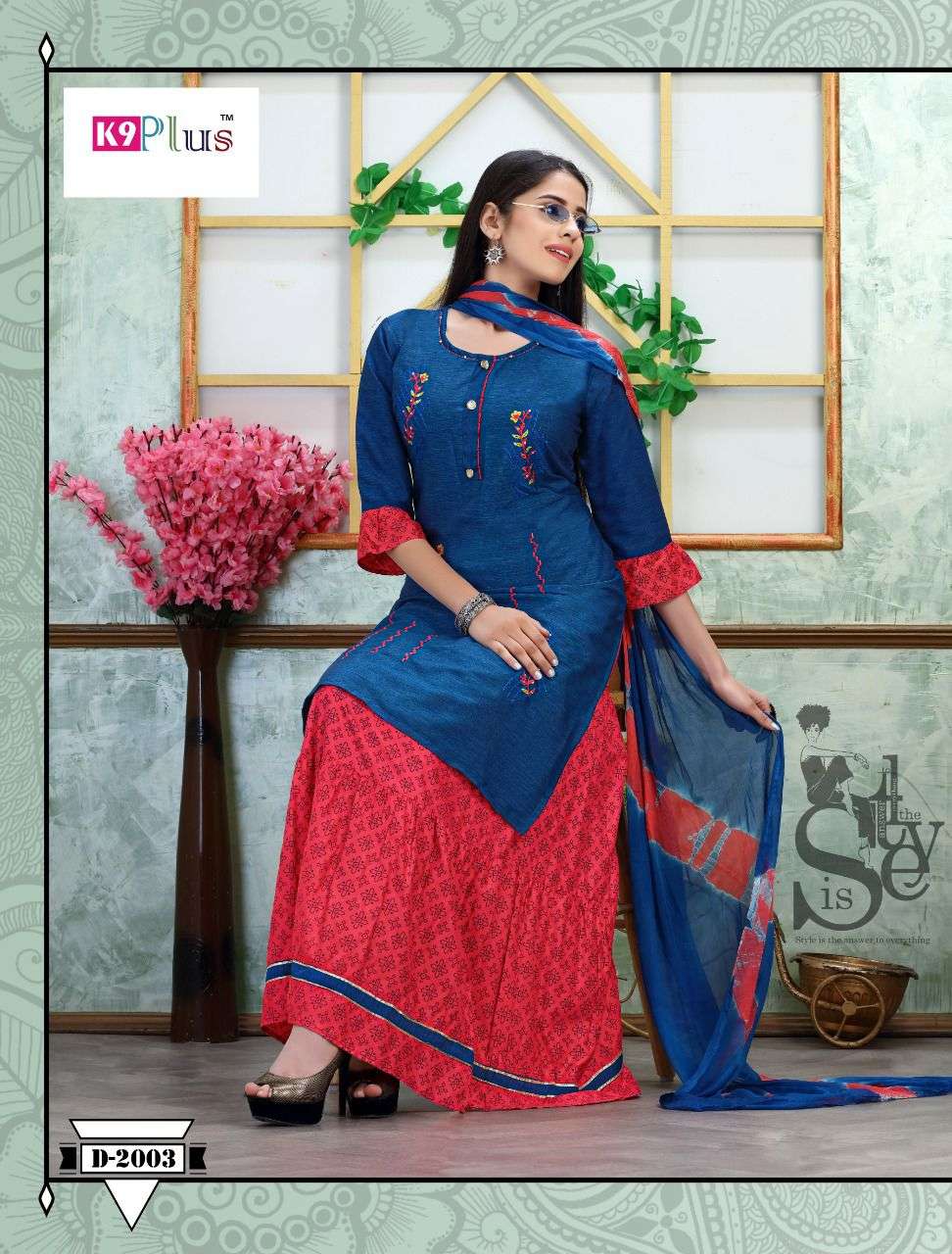 LILLY BY K9 PLUS 2001 TO 2008 SERIES BEAUTIFUL SUITS COLORFUL STYLISH FANCY CASUAL WEAR & ETHNIC WEAR HEAVY RAYON EMBROIDERED DRESSES AT WHOLESALE PRICE