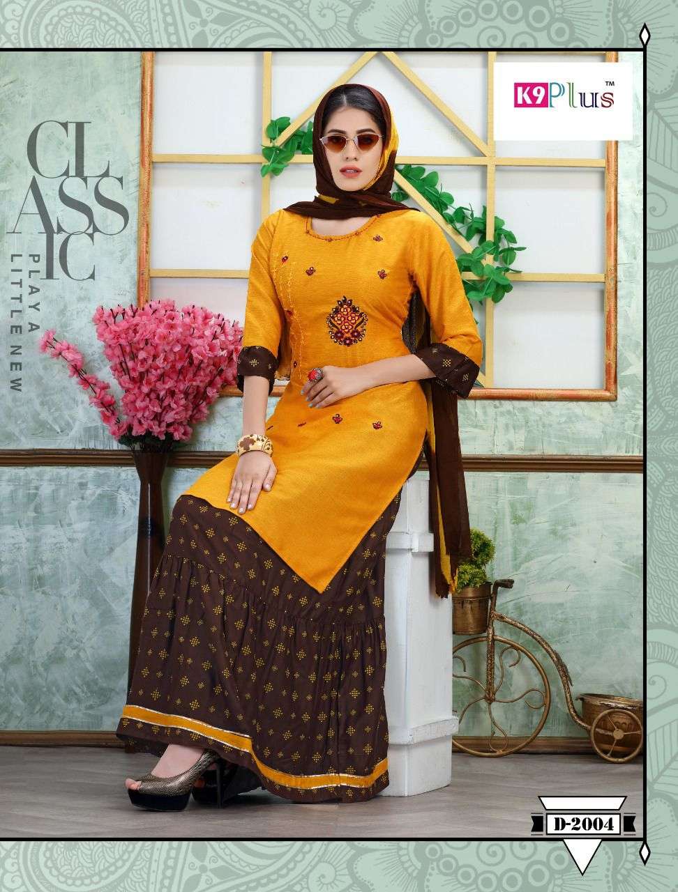 LILLY BY K9 PLUS 2001 TO 2008 SERIES BEAUTIFUL SUITS COLORFUL STYLISH FANCY CASUAL WEAR & ETHNIC WEAR HEAVY RAYON EMBROIDERED DRESSES AT WHOLESALE PRICE