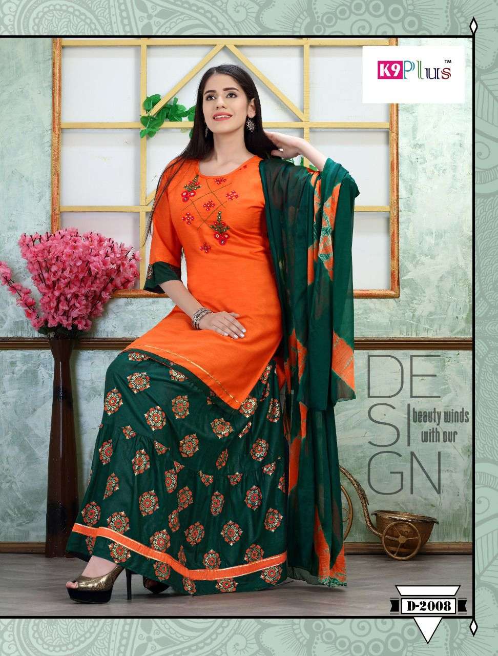 LILLY BY K9 PLUS 2001 TO 2008 SERIES BEAUTIFUL SUITS COLORFUL STYLISH FANCY CASUAL WEAR & ETHNIC WEAR HEAVY RAYON EMBROIDERED DRESSES AT WHOLESALE PRICE