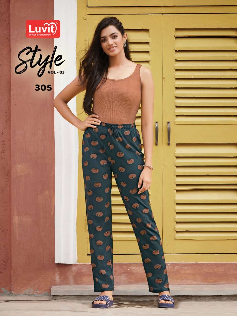 STYLE VOL-3 BY LUVIT 301 TO 310 SERIES STYLISH FANCY BEAUTIFUL COLORFUL CASUAL WEAR & ETHNIC WEAR PURE SINKER PANTS AT WHOLESALE PRICE