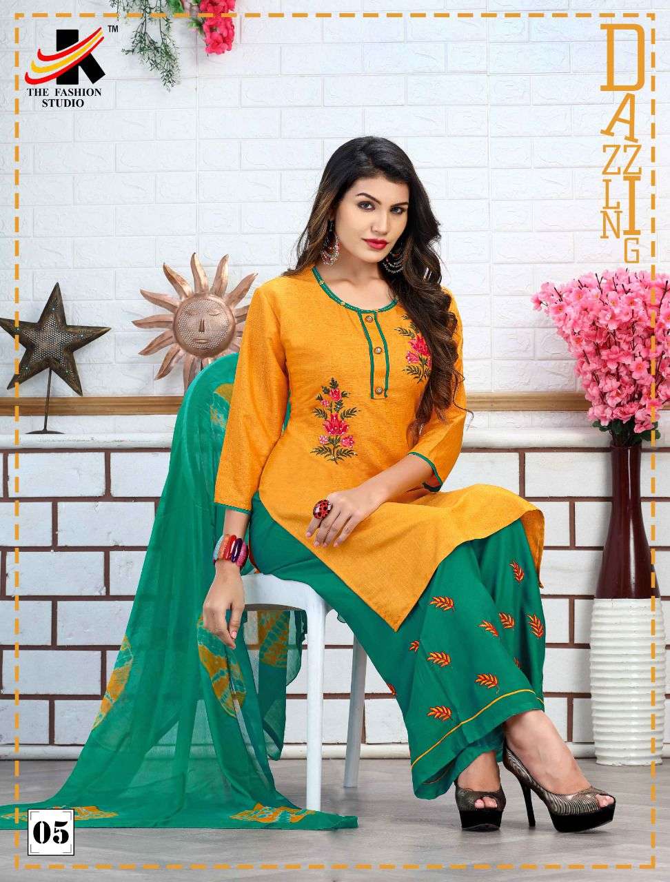 ROYAL QUEEN BY THE FASHION STUDIO 01 TO 08 SERIES BEAUTIFUL SUITS COLORFUL STYLISH FANCY CASUAL WEAR & ETHNIC WEAR HEAVY RAYON EMBROIDERED DRESSES AT WHOLESALE PRICE