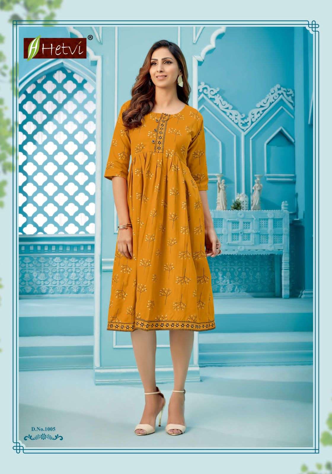 HASEEN BY HETVI 1001 TO 1006 SERIES DESIGNER STYLISH FANCY COLORFUL BEAUTIFUL PARTY WEAR & ETHNIC WEAR COLLECTION COTTON LINEN PRINT KURTIS AT WHOLESALE PRICE