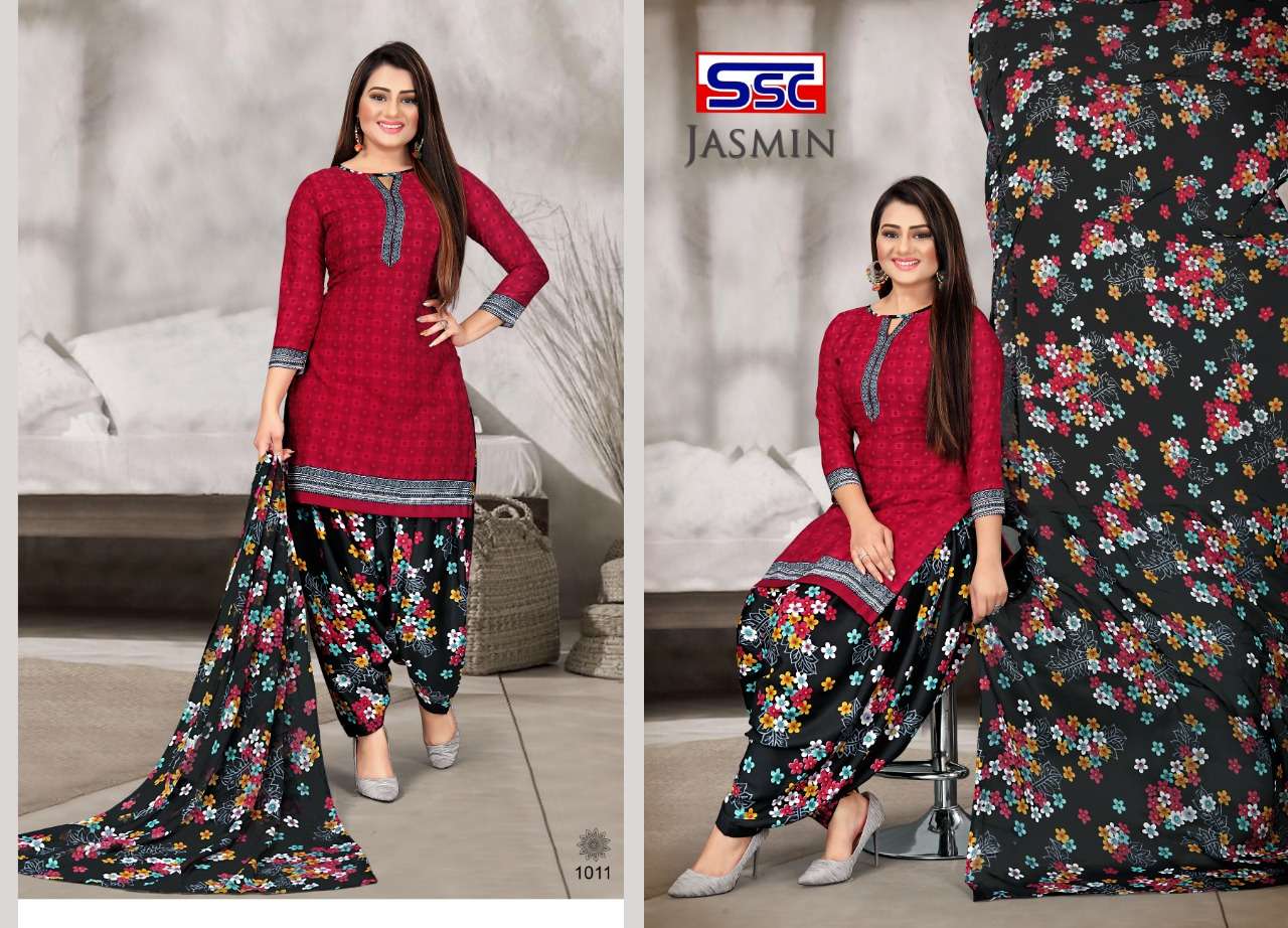 JASMIN VOL-15 BY SHREE SHANTI CREATION 1001 TO 1012 SERIES BEAUTIFUL SUITS STYLISH FANCY COLORFUL PARTY WEAR & OCCASIONAL WEAR HEAVY MICRO PRINT DRESSES AT WHOLESALE PRICE