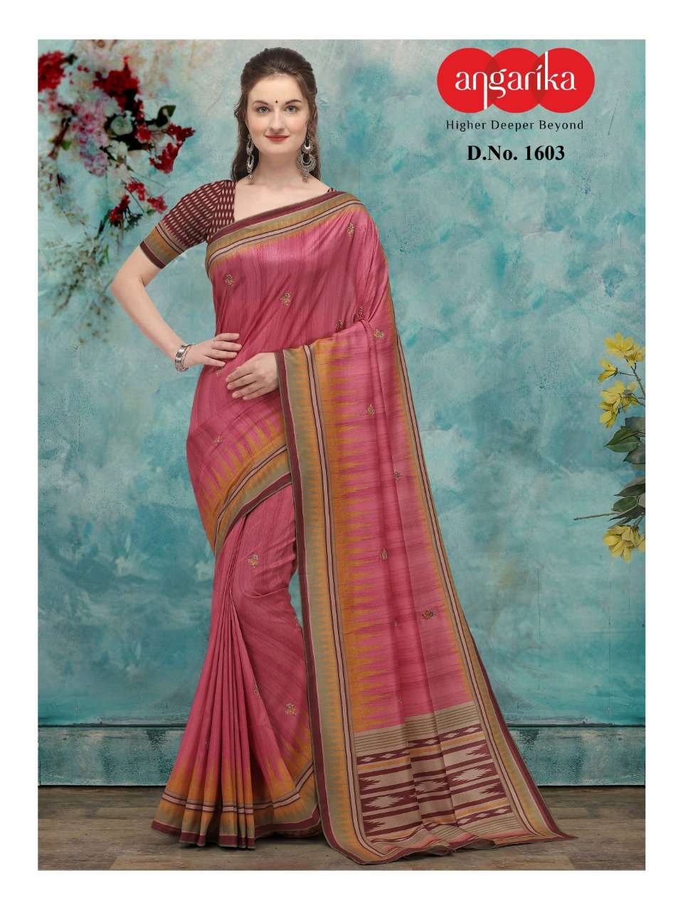 BLISS BY ANGARIKA 1601 TO 1607 SERIES INDIAN TRADITIONAL WEAR COLLECTION BEAUTIFUL STYLISH FANCY COLORFUL PARTY WEAR & OCCASIONAL WEAR TUSSAR SILK SAREES AT WHOLESALE PRICE