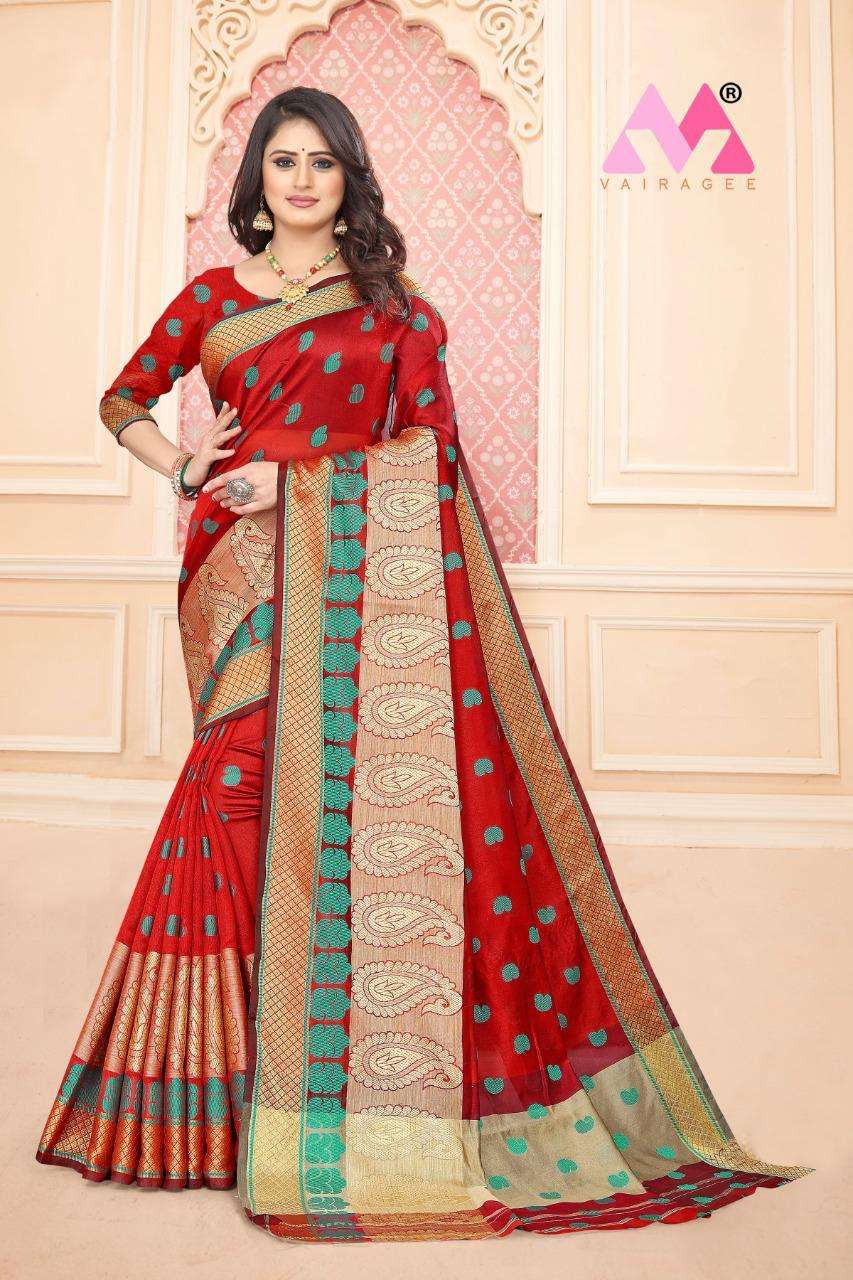 PARAM BY VAIRAGEE 01 TO 06 SERIES INDIAN TRADITIONAL WEAR COLLECTION BEAUTIFUL STYLISH FANCY COLORFUL PARTY WEAR & OCCASIONAL WEAR KOTA SILK SAREES AT WHOLESALE PRICE
