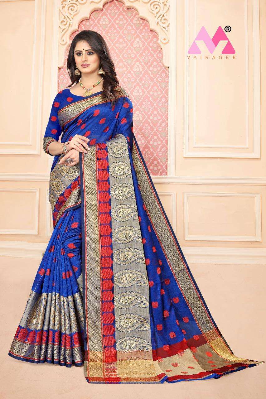 PARAM BY VAIRAGEE 01 TO 06 SERIES INDIAN TRADITIONAL WEAR COLLECTION BEAUTIFUL STYLISH FANCY COLORFUL PARTY WEAR & OCCASIONAL WEAR KOTA SILK SAREES AT WHOLESALE PRICE