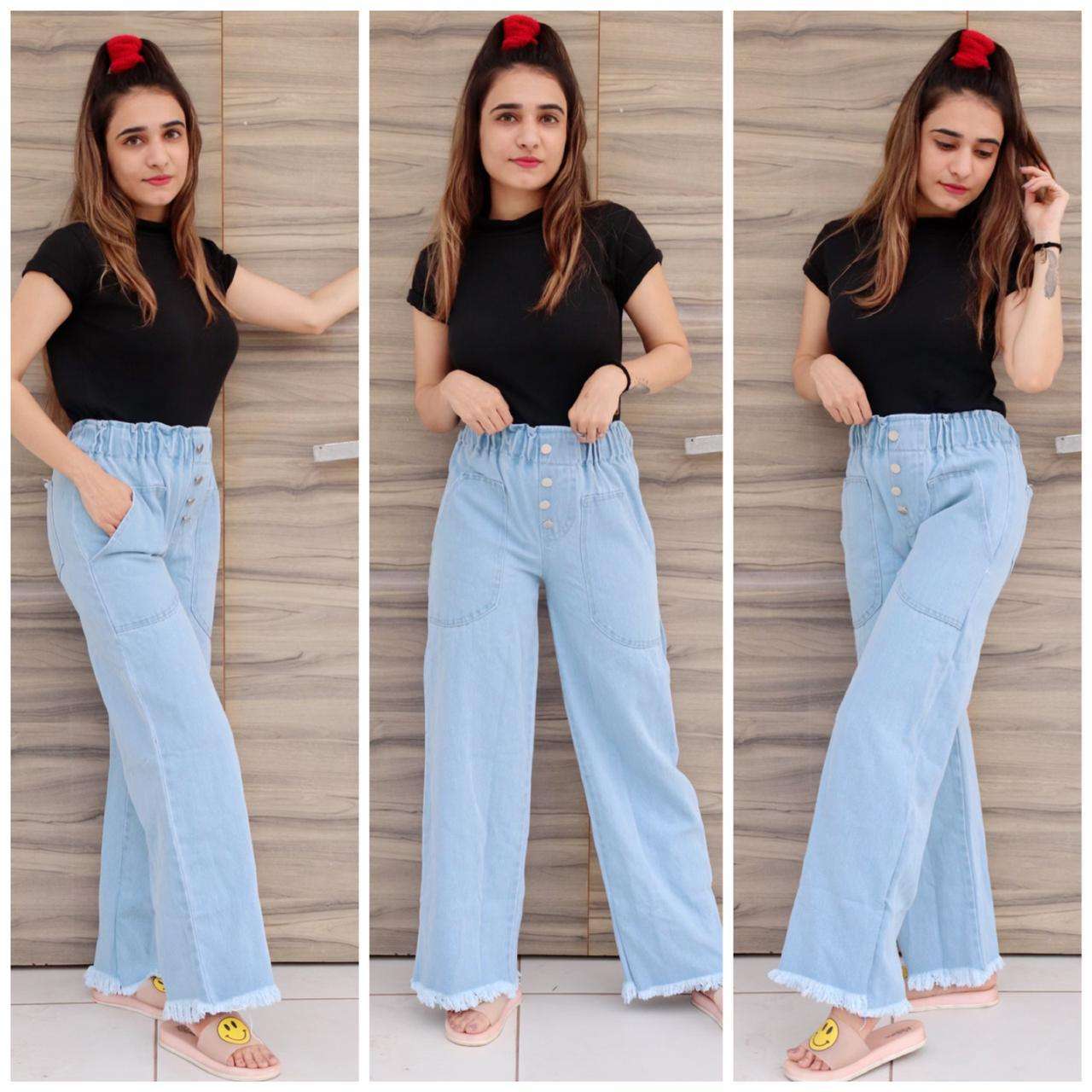 LADIES JEANS BY KAAMIRI 01 TO 05 SERIES BEAUTIFUL STYLISH FANCY COLORFUL  PARTY WEAR & ETHNIC WEAR DENIM PANTS AT WHOLESALE PRICE