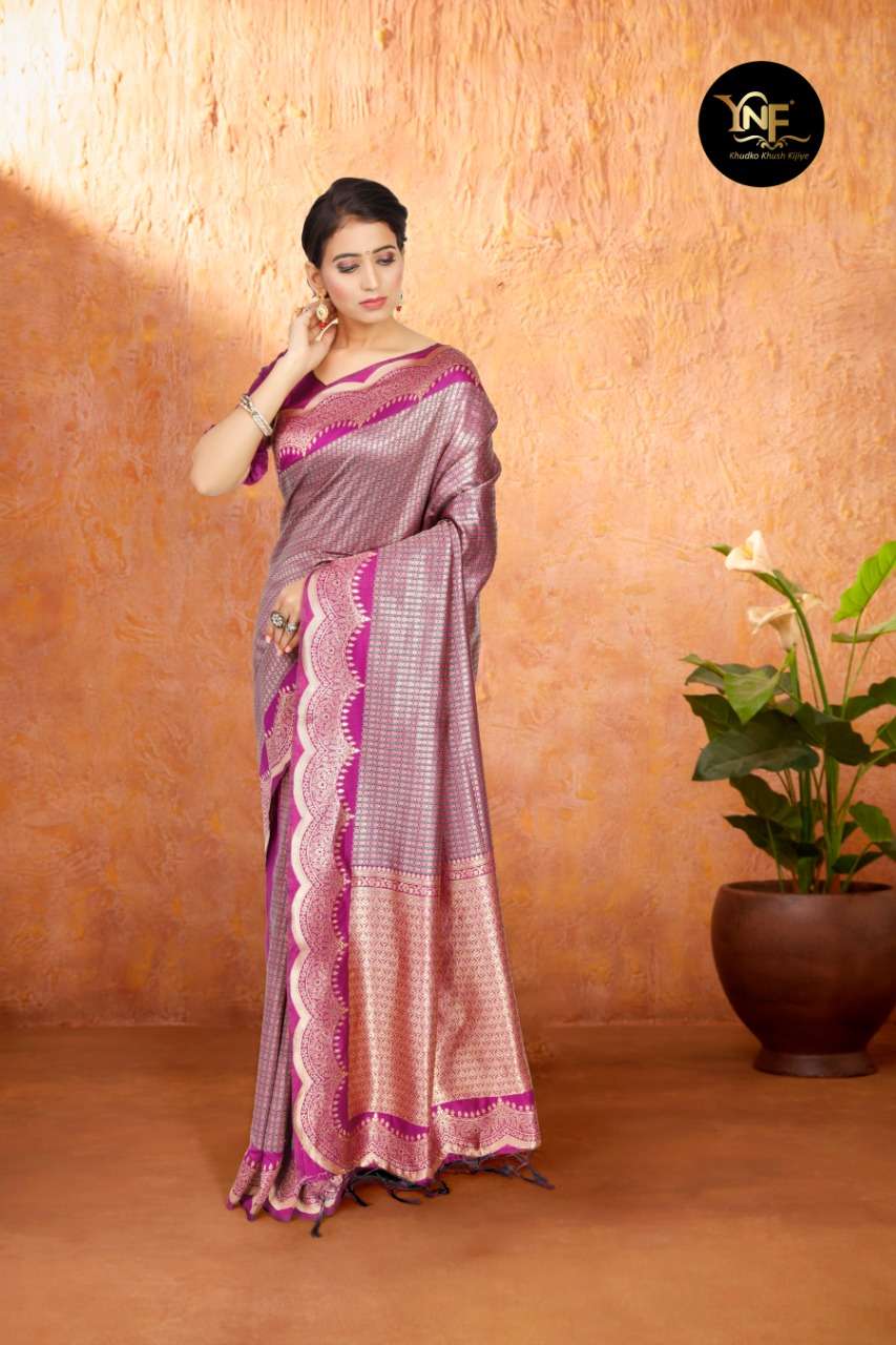 TULSI SILK BY YADU NANDAN FASHION 01 TO 06 SERIES DESIGNER WEDDING COLLECTION BEAUTIFUL STYLISH FANCY COLORFUL PARTY WEAR & OCCASIONAL WEAR ART SILK DRESSES AT WHOLESALE PRICE