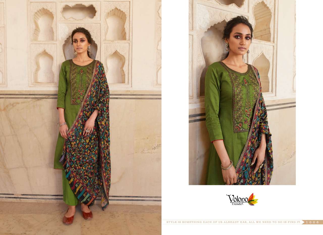ERA VOL-1 NX BY VOLONO TRENDZ BEAUTIFUL STYLISH FANCY COLORFUL CASUAL WEAR & ETHNIC WEAR PURE JAM COTTON PTINT WITH EMBROIDERED DRESSES AT WHOLESALE PRICE