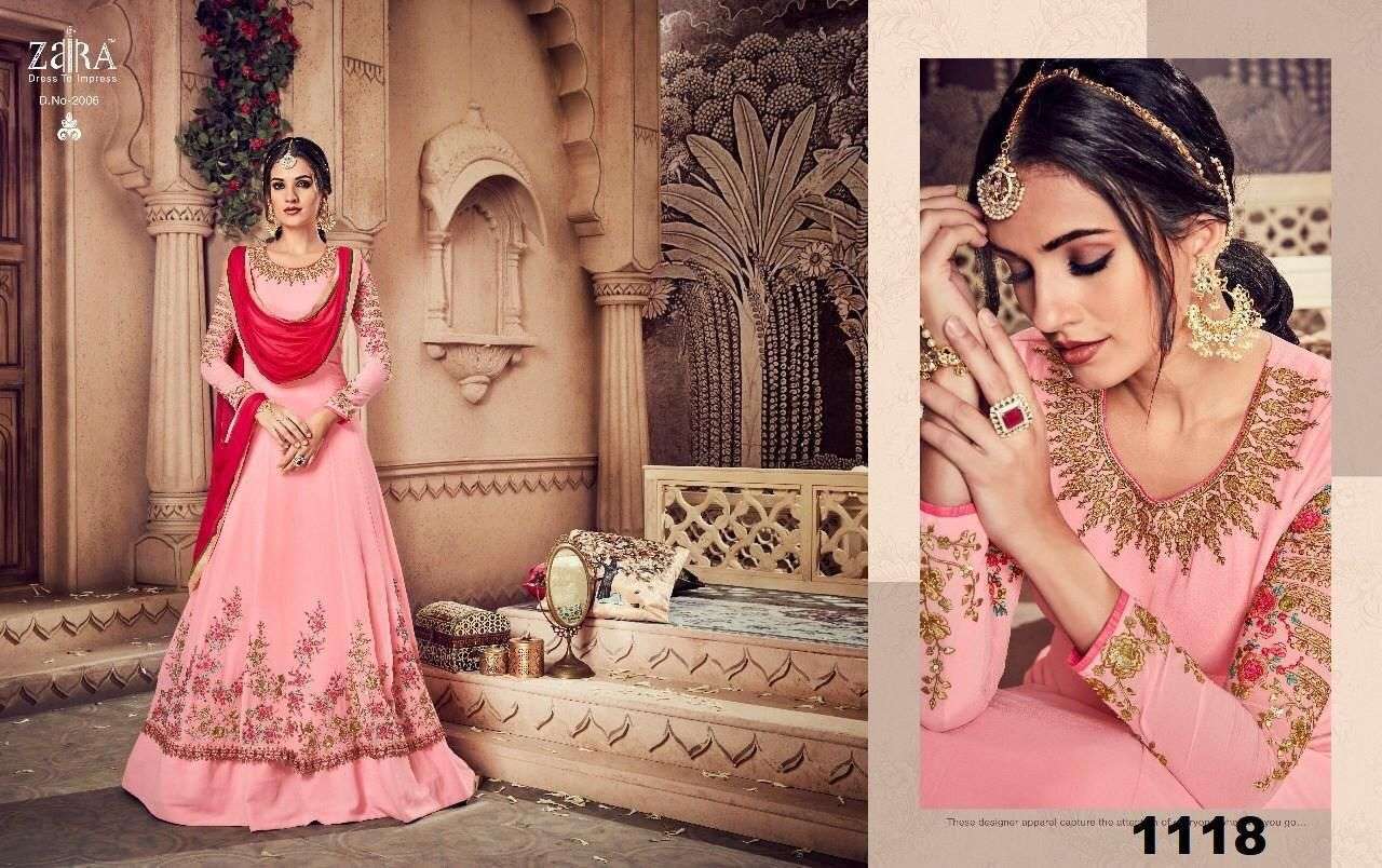 NOORJAHAN HIT LIST VOL-2 BY ZAIRA DESIGNER ANARKALI SUITS BEAUTIFUL STYLISH FANCY COLORFUL FESTIVE COLLECTION PARTY WEAR & OCCASIONAL WEAR GEORGETTE EMBROIDERED DRESSES AT WHOLESALE PRICE