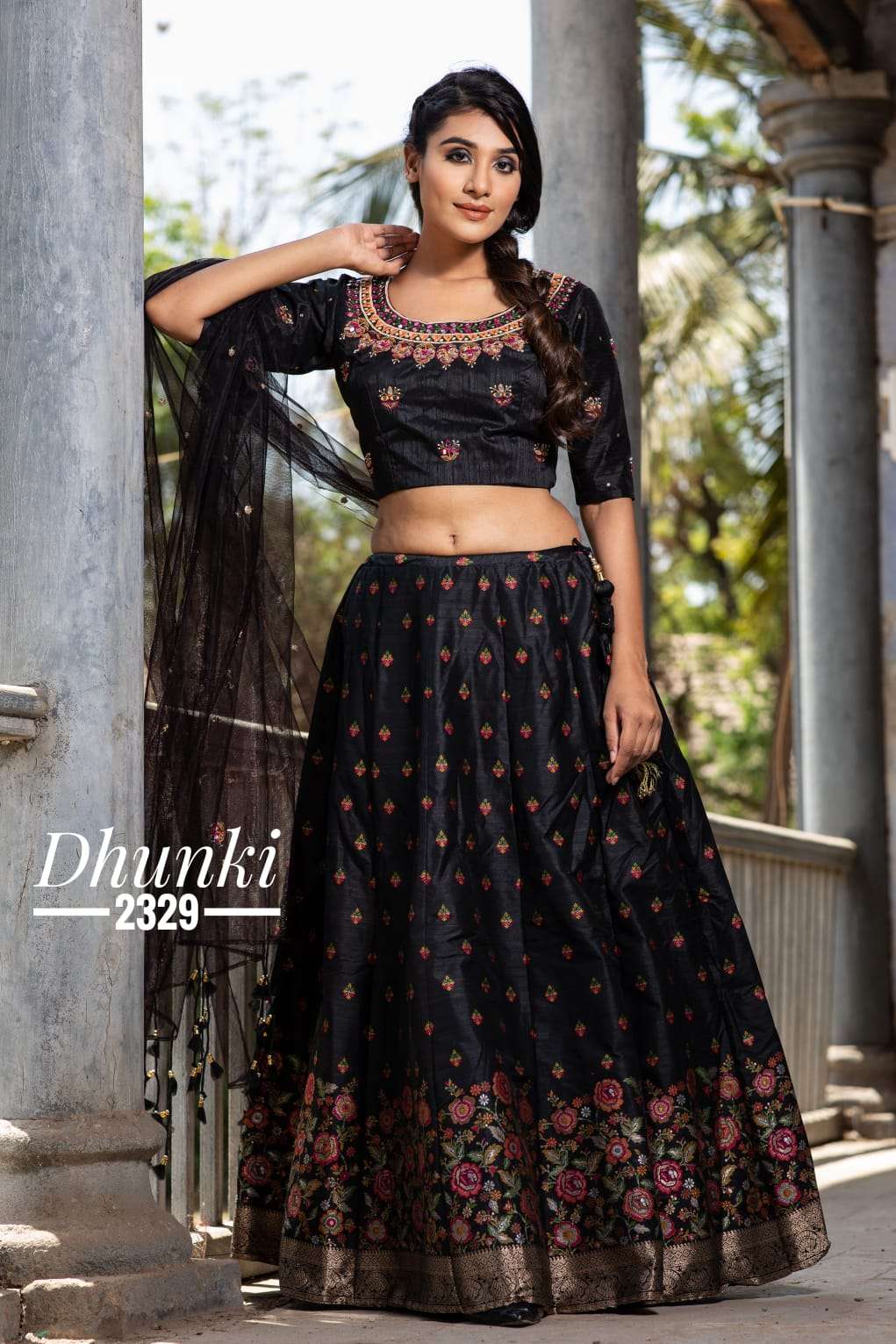DHUNKI BY ANANDAM 2329 TO 2332 SERIES DESIGNER BEAUTIFUL COLLECTION OCCASIONAL WEAR & PARTY WEAR FANCY LEHENGAS AT WHOLESALE PRICE