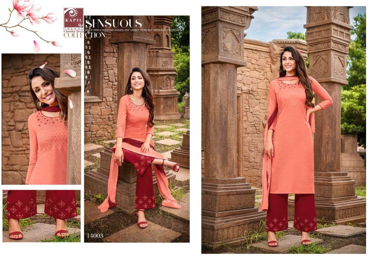 BOOSTER BY KAPIL TRENDZ 14001 TO 14012 SERIES BEAUTIFUL SUITS COLORFUL STYLISH FANCY CASUAL WEAR & ETHNIC WEAR COTTON WITH WORK DRESSES AT WHOLESALE PRICE