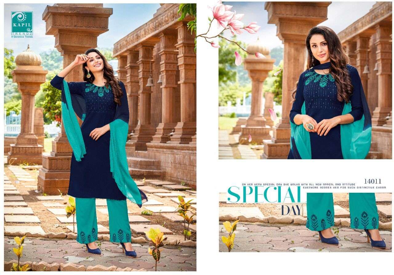 BOOSTER BY KAPIL TRENDZ 14001 TO 14012 SERIES BEAUTIFUL SUITS COLORFUL STYLISH FANCY CASUAL WEAR & ETHNIC WEAR COTTON WITH WORK DRESSES AT WHOLESALE PRICE