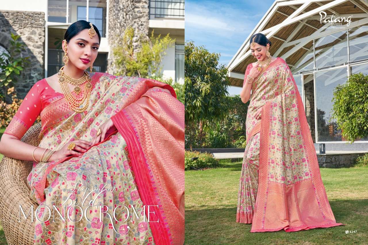 SAYALI BY PATANG SAREES 6241 TO 6248 SERIES INDIAN TRADITIONAL WEAR COLLECTION BEAUTIFUL STYLISH FANCY COLORFUL PARTY WEAR & OCCASIONAL WEAR SILK SAREES AT WHOLESALE PRICE