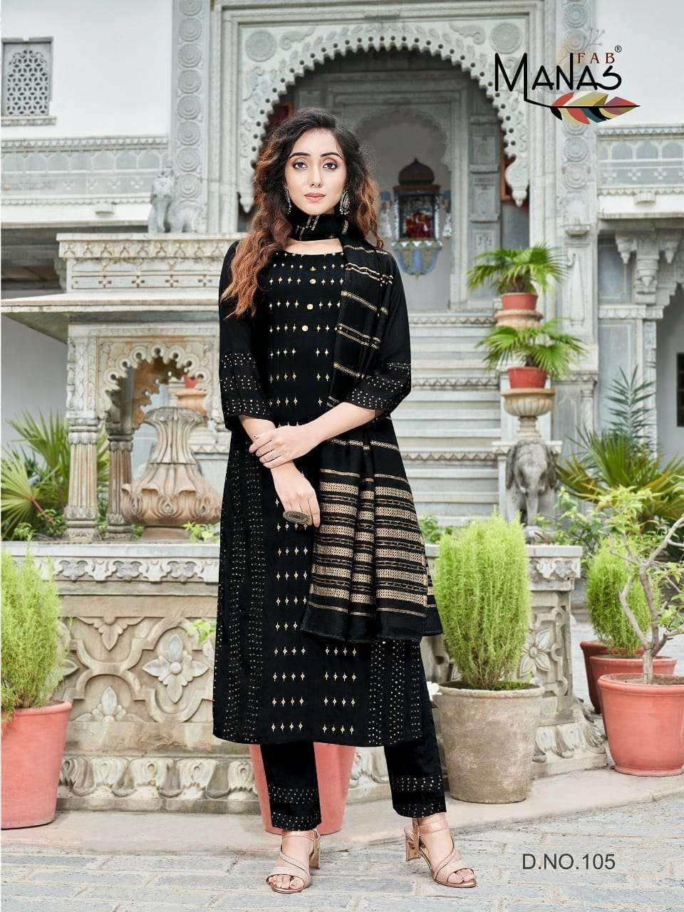 MAHER BY MANAS FAB 101 TO 106 SERIES BEAUTIFUL SUITS COLORFUL STYLISH FANCY CASUAL WEAR & ETHNIC WEAR PURE VISCOSE JACQUARD WITH WORK DRESSES AT WHOLESALE PRICE