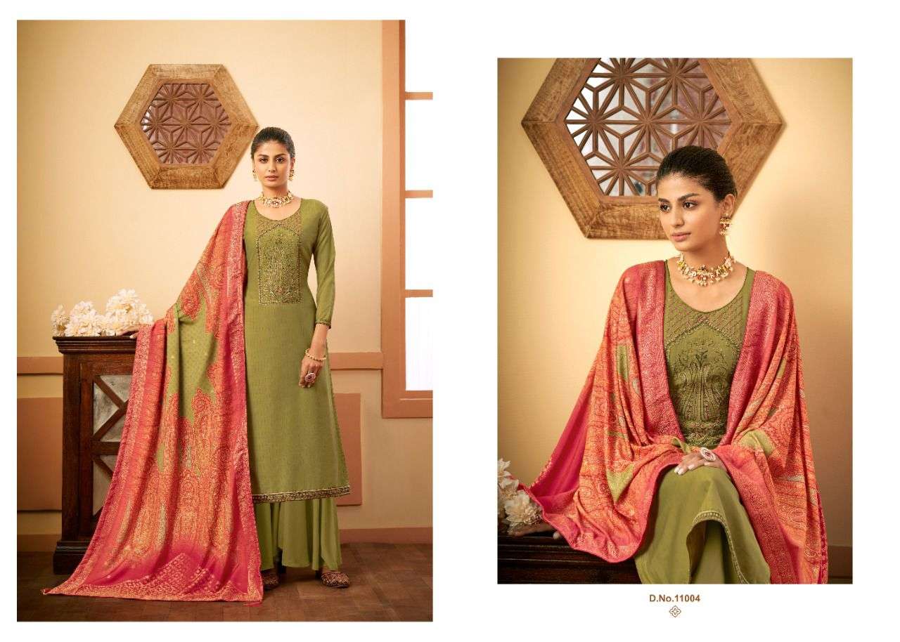 KAVERI VOL-2 BY NISHANT FASHION 11001 TO 11006 SERIES BEAUTIFUL SUITS COLORFUL STYLISH FANCY CASUAL WEAR & ETHNIC WEAR RAYON SILK EMBROIDERED DRESSES AT WHOLESALE PRICE