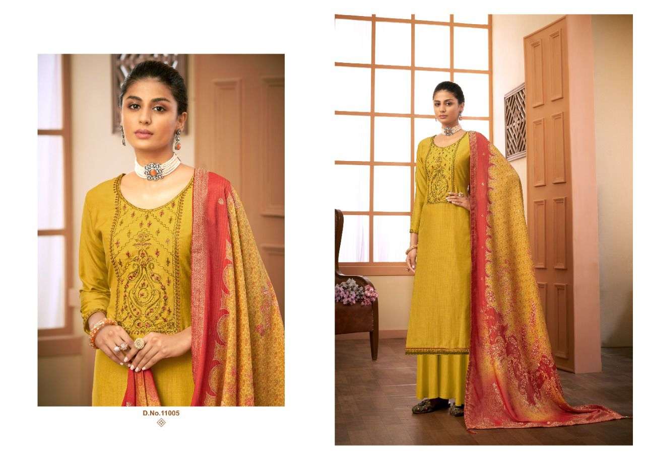 KAVERI VOL-2 BY NISHANT FASHION 11001 TO 11006 SERIES BEAUTIFUL SUITS COLORFUL STYLISH FANCY CASUAL WEAR & ETHNIC WEAR RAYON SILK EMBROIDERED DRESSES AT WHOLESALE PRICE