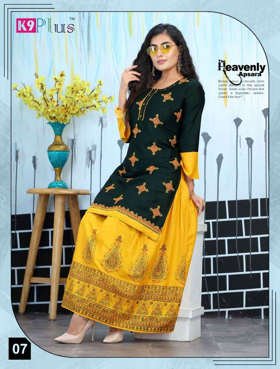 ANOKHEE BY K9 PLUS 01 TO 08 SERIES DESIGNER STYLISH FANCY COLORFUL BEAUTIFUL PARTY WEAR & ETHNIC WEAR COLLECTION RAYON EMBROIDERY KURTIS WITH BOTTOM AT WHOLESALE PRICE