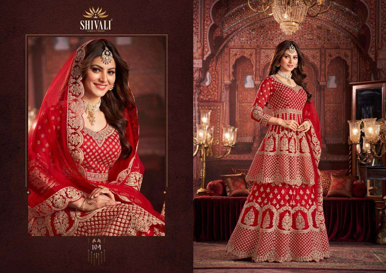 URVASHI BY SHIVALI 101 TO 106 SERIES BEAUTIFUL SUITS COLORFUL STYLISH FANCY CASUAL WEAR & ETHNIC WEAR FANCY DRESSES AT WHOLESALE PRICE