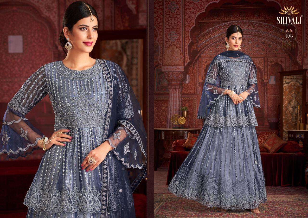 URVASHI BY SHIVALI 101 TO 106 SERIES BEAUTIFUL SUITS COLORFUL STYLISH FANCY CASUAL WEAR & ETHNIC WEAR FANCY DRESSES AT WHOLESALE PRICE