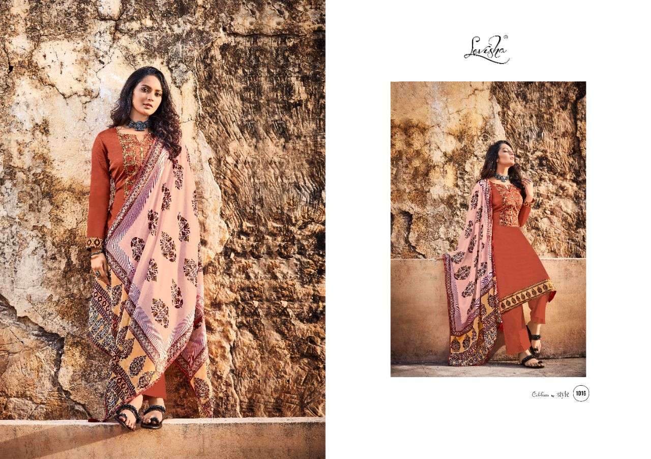 ZAYRA BY LEVISHA 1013 TO 1018 SERIES BEAUTIFUL SUITS COLORFUL STYLISH FANCY CASUAL WEAR & ETHNIC WEAR PURE JAM COTTON DRESSES AT WHOLESALE PRICE