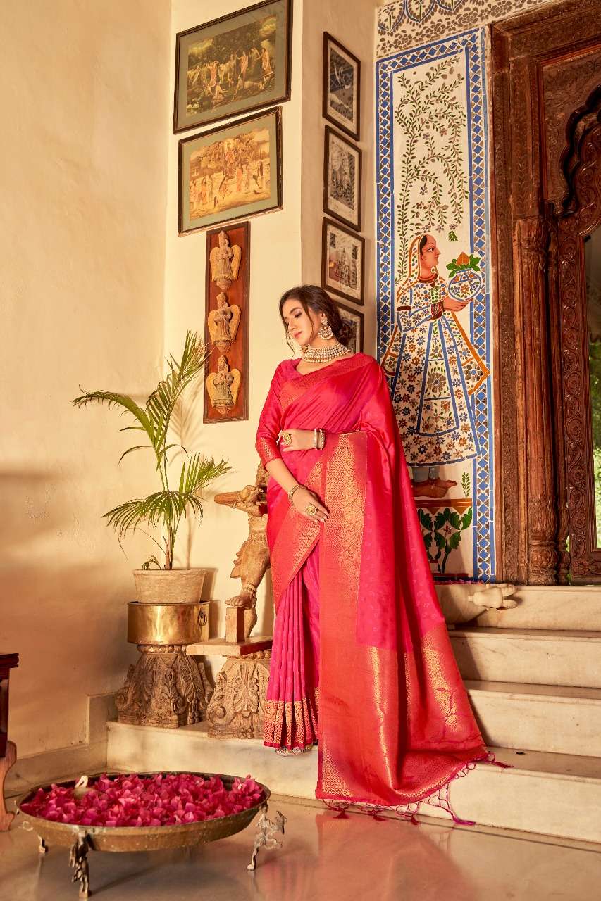 Aabhushan By Rajyog 5101 To 5106 Series Indian Traditional Wear Collection Beautiful Stylish Fancy Colorful Party Wear & Occasional Wear Soft Silk Sarees At Wholesale Price