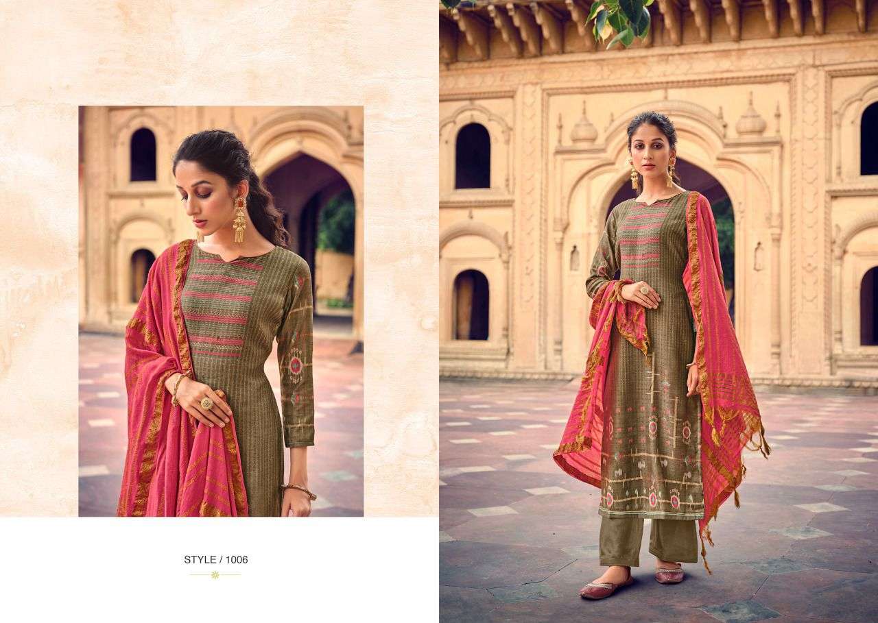 AARFA BY VIONA SUITS 1001 TO 1008 SERIES BEAUTIFUL SUITS COLORFUL STYLISH FANCY CASUAL WEAR & ETHNIC WEAR PURE PASHMINA DIGITAL PRINT DRESSES AT WHOLESALE PRICE